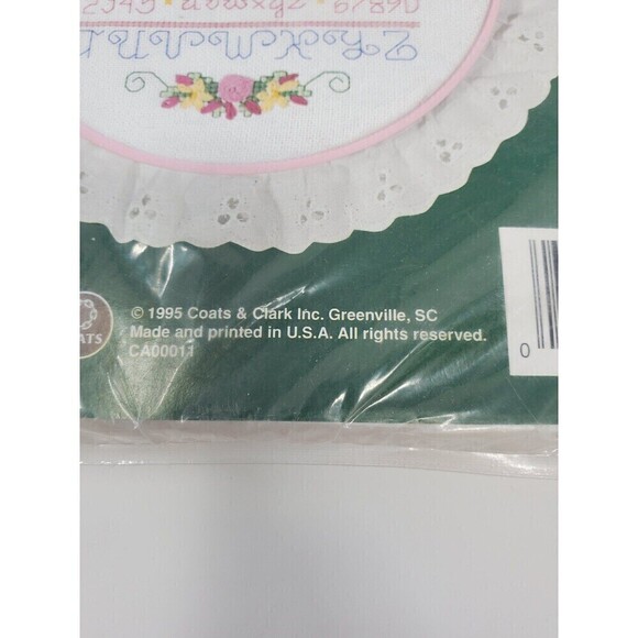 VINTAGE J & P COATS RIBBON EMBROIDERY KITS SET OF 2 NOS SAMPLER WEDDING DAY - Picture 5 of 12